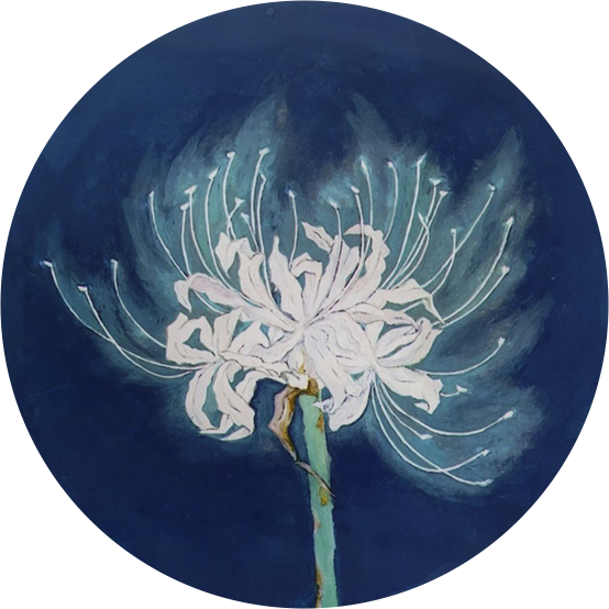 円相 曼珠沙華の花